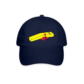 Pommes - Baseballkappe - Blau/Blau - Vorne