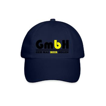 geh_mal_bier_holen_02 - Baseballkappe - Blau/Blau - Vorne
