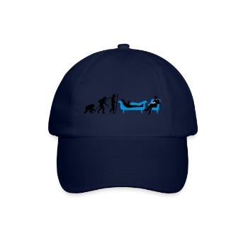evolution_therapeut_psychologe_11_2016_b - Baseballkappe - Blau/Blau - Vorne
