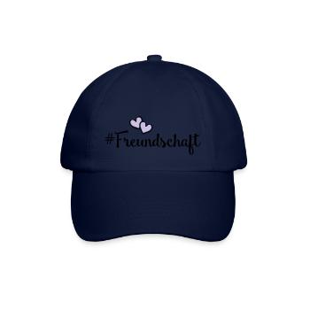 freundschaft herzen - Baseballkappe - Blau/Blau - Vorne