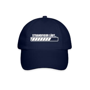 Strandfigur Lädt - Lustiger Diät Spruch - Baseballkappe - Blau/Blau - Vorne