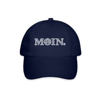Moin. Anker - Baseballkappe - Blau/Blau - Vorne