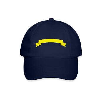 Banner Yellow - Baseball Cap - blue/blue - Front