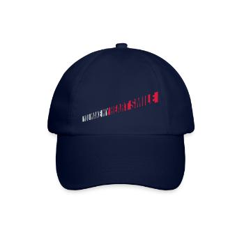 make my heart smile - Baseballkappe - Blau/Blau - Vorne