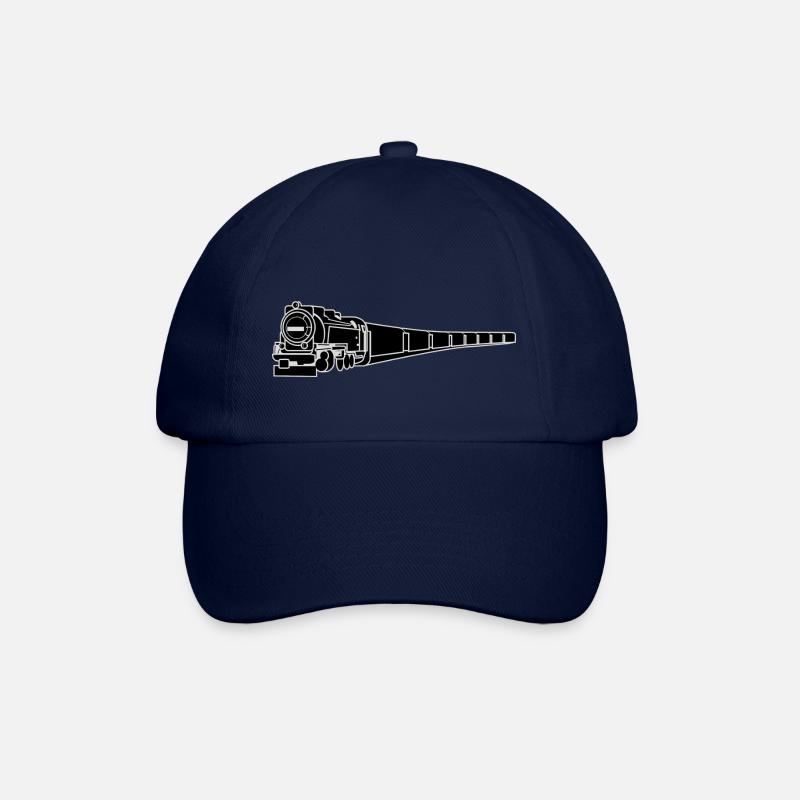 Vinted Retro Railway Train - Baseball Cap - blue/blue