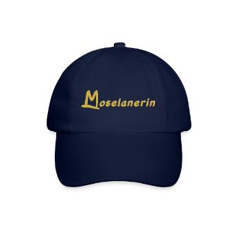 Moselanerin gold - Baseballkappe - Blau/Blau - Vorne