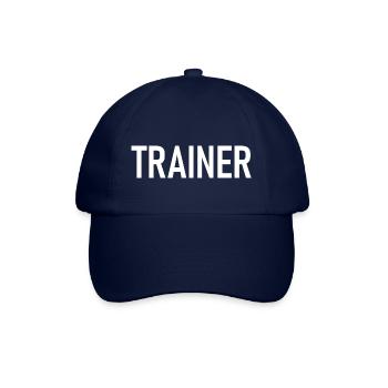 Trainer Coach Sport Training - Baseballkappe - Blau/Blau - Vorne