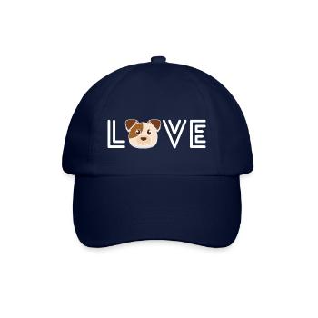 Le véritable amour du chien - Casquette classique - bleu/bleu - Devant