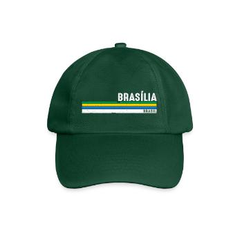 Vintage Brasília Brasil - Show Your Roots, - Baseball Cap - bottle green - Front