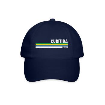 Vintage Curitiba Brazil Heritage - Proud and Bold - Baseball Cap - blue/blue - Front