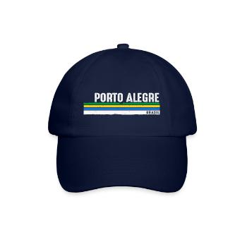 Porto Alegre Brasilien Kulturerbe - Umarmen Sie Ihre - Baseballkappe - Blau/Blau - Vorne
