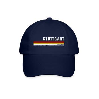 Stuttgart Deutschland Rétro Vintage - Allemand - Casquette classique - bleu/bleu - Devant