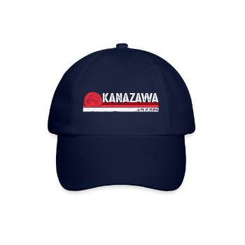 Kanazawa Japon Vintage Design rétro pour le Japon - Casquette classique - bleu/bleu - Devant