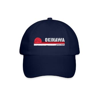 Okinawa Japon Rétro Heritage Souvenir pour Homme - Casquette classique - bleu/bleu - Devant