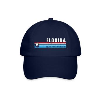 Florida Sunshine State Est 1845 Vintage Classic - Baseball Cap - blue/blue - Front
