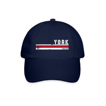 York Historic Charm Retro Design - Baseballkappe - Blau/Blau - Vorne
