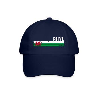 Rhyl: Welsh Charm and Coastal Beauty - Baseball Cap - blue/blue - Front