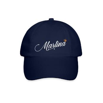 Martina Custom Name for Women Kids Toddlers - - Baseball Cap - blue/blue - Front