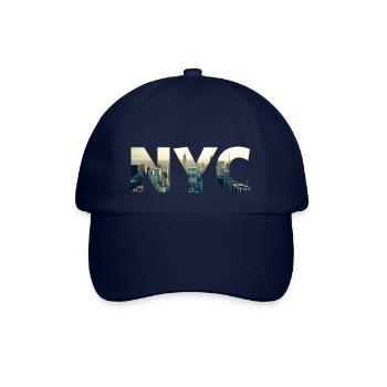 nyc New York City - Baseballkappe - Blau/Blau - Vorne