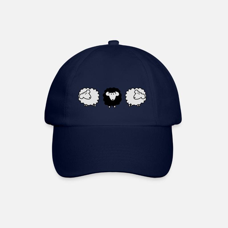 scharzes moutons - Casquette classique - bleu/bleu