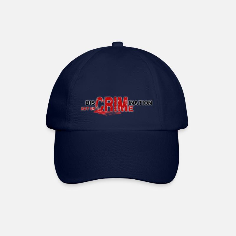 diskriminierung - Baseballkappe - Blau/Blau