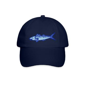 Makrele - Baseballkappe - Blau/Blau - Vorne
