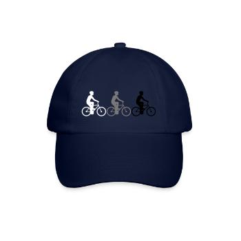 Amis d'équipage de sport d'équipe 3 cyclistes - Casquette classique - bleu/bleu - Devant