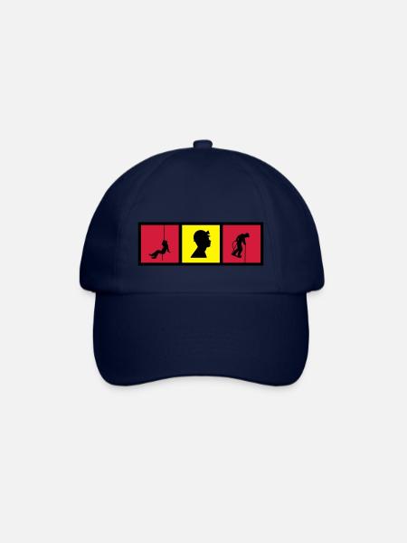 spéléologue / spéléologie / spéléo / alpiniste - Casquette classique - bleu/bleu