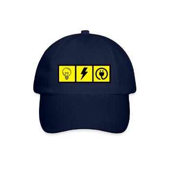 Electrician / Electricien / Elektriker / Electric - Baseball Cap - blue/blue - Front