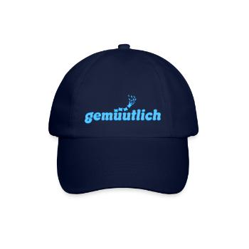 gemütlich - Baseballkappe - Blau/Blau - Vorne