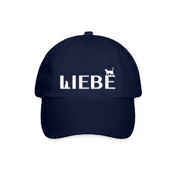 Katzen Liebe - Katzen sind Liebe - Baseballkappe - Blau/Blau - Vorne