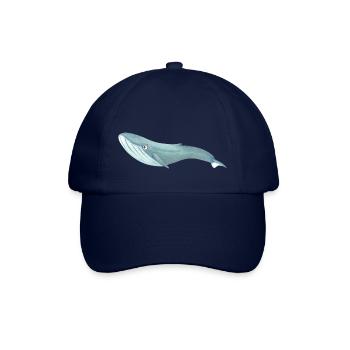 The Funny Blue Whale - Baseball Cap - blue/blue - Front