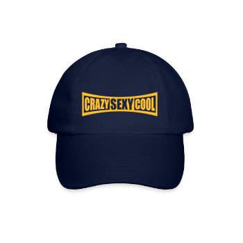 crazy sexy cool design - Baseball Cap - blue/blue - Front