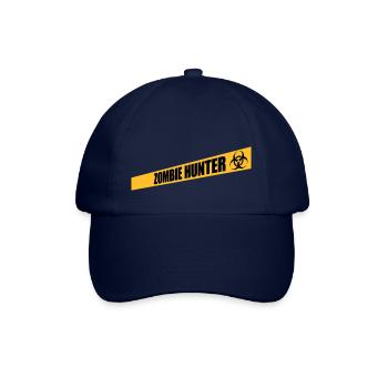 zombie hunter Halloween quote - Baseball Cap - blue/blue - Front