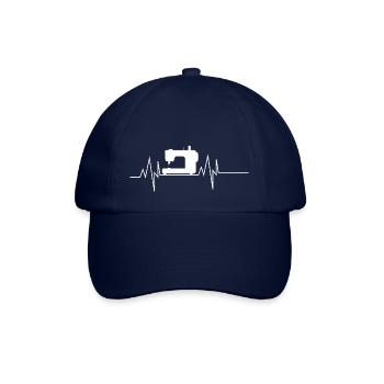 Machine à coudre Heartbeat - Casquette classique - bleu/bleu - Devant