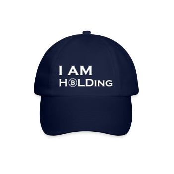 Bitcoin Trading Crypto Aktien - Baseballkappe - Blau/Blau - Vorne