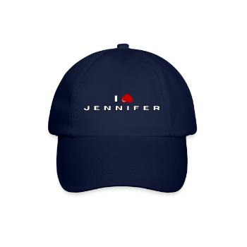 Ich hasse Jennifer - Baseballkappe - Blau/Blau - Vorne