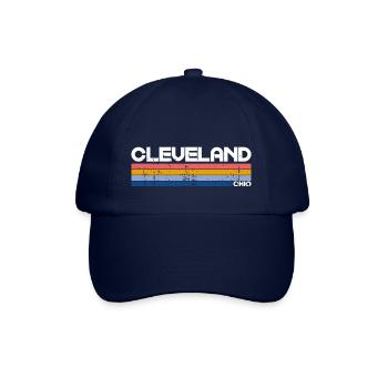 Vintage 70s 80s Style Cleveland, OH - Casquette classique - bleu/bleu - Devant