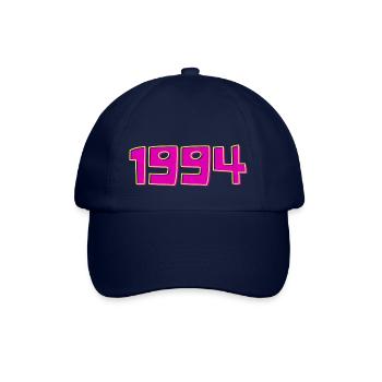 Jahr 1994 Rosa und Gelb - Baseballkappe - Blau/Blau - Vorne