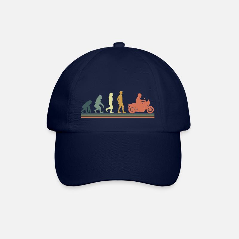 Evolution moto - Casquette classique - bleu/bleu