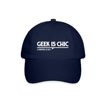 Geek is chic, le montrer je vais - Casquette classique - bleu/bleu - Devant