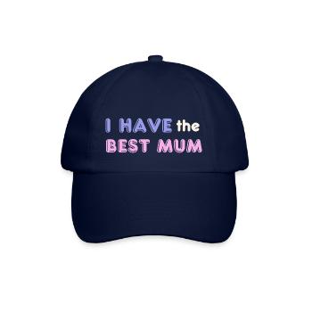 I have the Best Mum - Baseballkappe - Blau/Blau - Vorne
