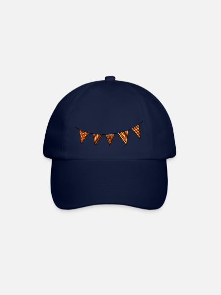 Chaîne fanion tricolore - Casquette classique - bleu/bleu