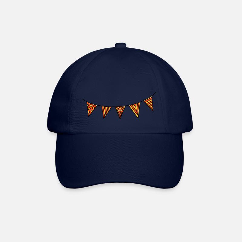 Pennant chain three-colour - Baseball Cap - blue/blue