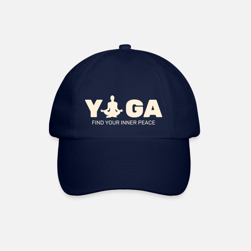 Yoga innerer Frieden Entspannung Frauen - Baseballkappe - Blau/Blau