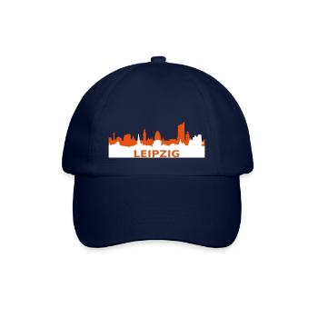 Skyline de Leipzig - Casquette classique - bleu/bleu - Devant
