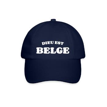 Dieu est Belge - Casquette classique - bleu/bleu - Devant