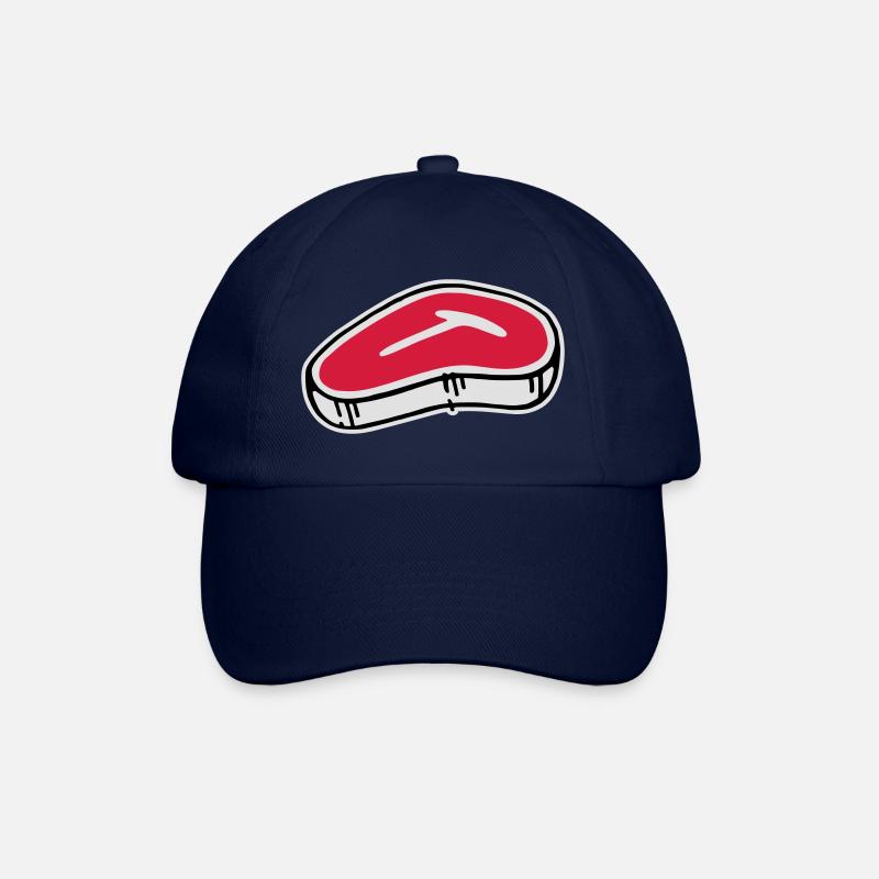 T-Bone Steak - Baseballkappe - Blau/Blau