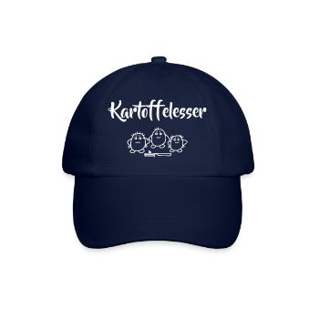 Kartoffeln Essen Kartoffelesser - Baseballkappe - Blau/Blau - Vorne