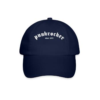 Punkrocker since 1977 - Baseballkappe - Blau/Blau - Vorne